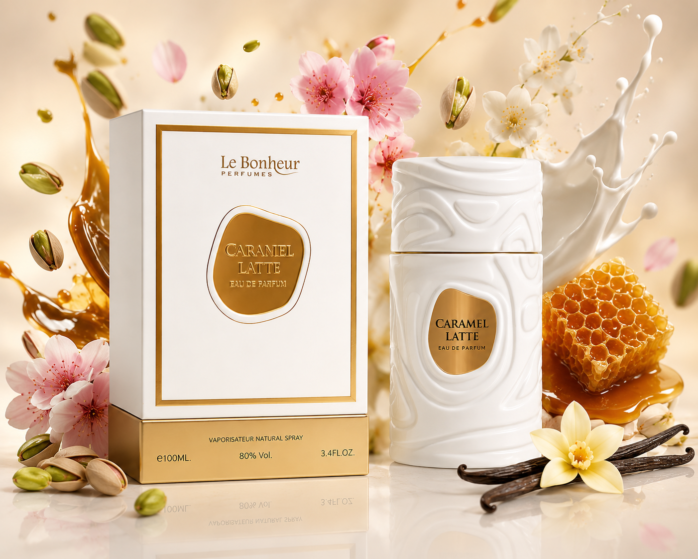 Le Bonheur Caramel Latte EDP 3.4oz
